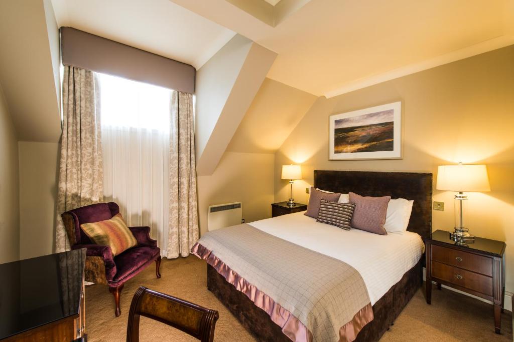 Postel nebo postele na pokoji v ubytování Thainstone House