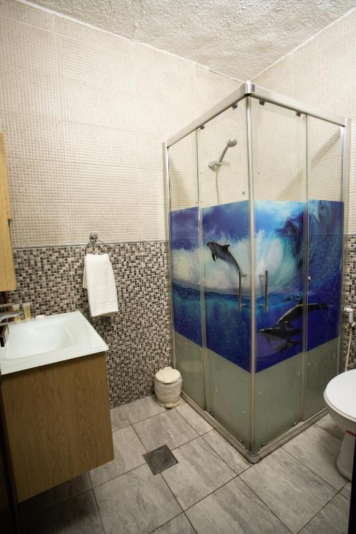 Koupelna v ubytování Darak hotel