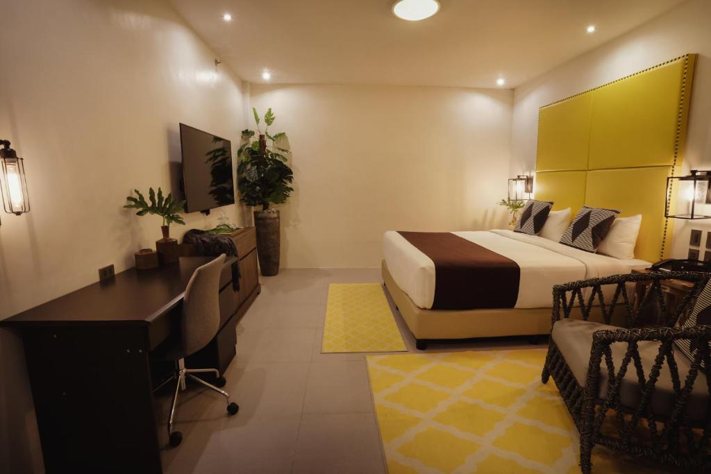 Posezení v ubytování The Bourke Hotel