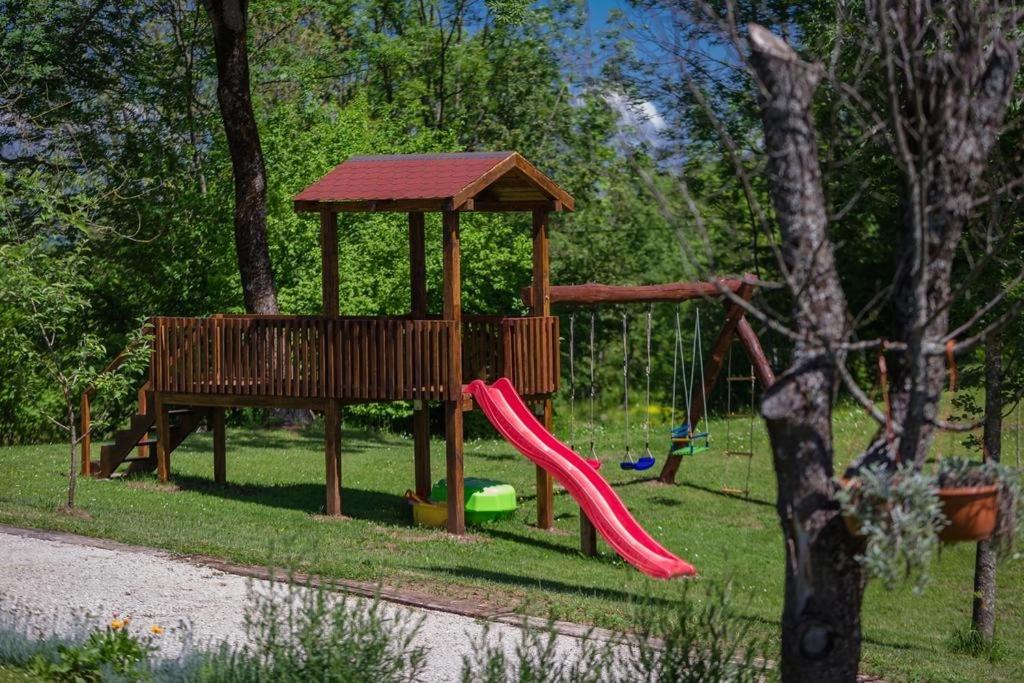 Herní místnost nebo prostor pro děti v ubytování Holiday home in Rakovica with terrace, WiFi, washing machine 4488-2