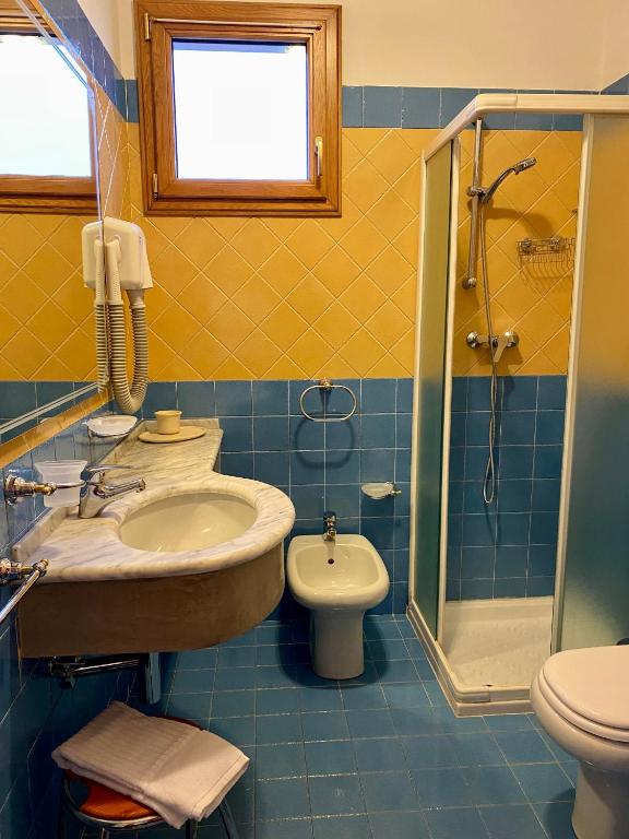 Koupelna v ubytování Hotel Fuori Città