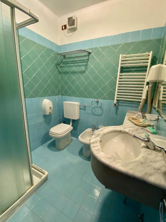 Koupelna v ubytování Hotel Fuori Città