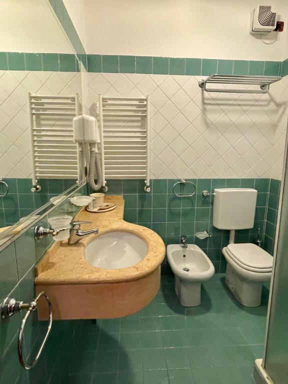 Koupelna v ubytování Hotel Fuori Città