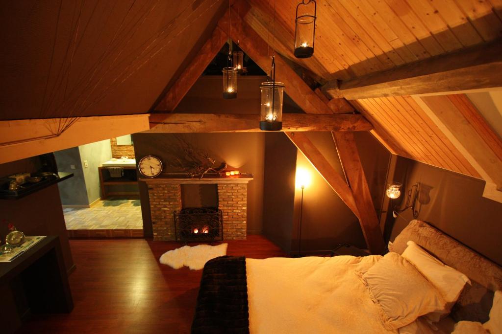 Postel nebo postele na pokoji v ubytování B&B Oase