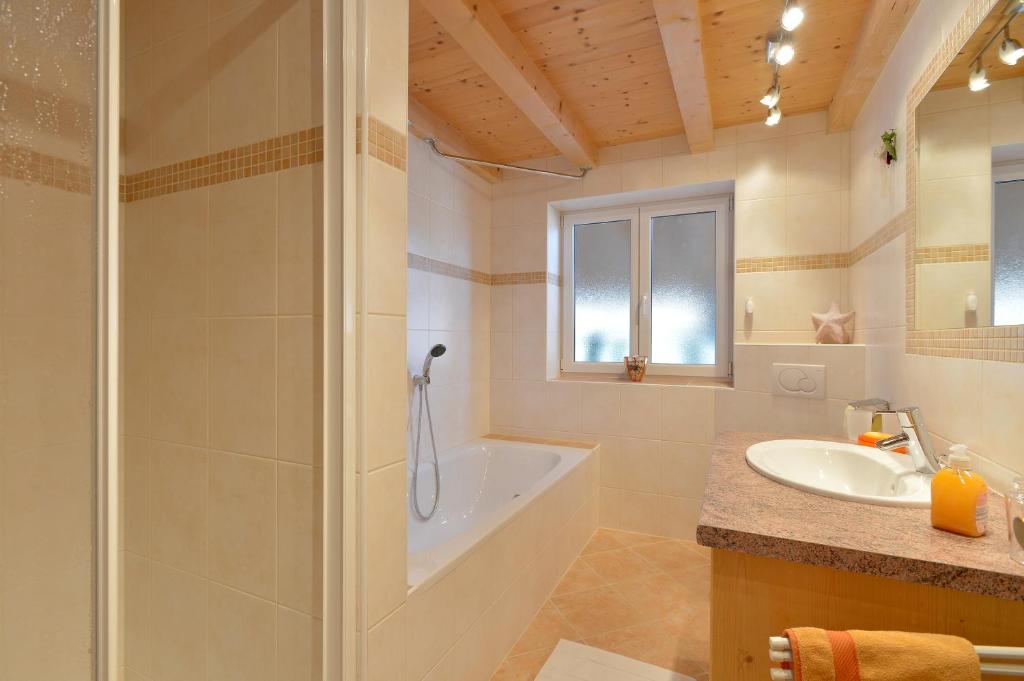 Koupelna v ubytování Appartement Claudia