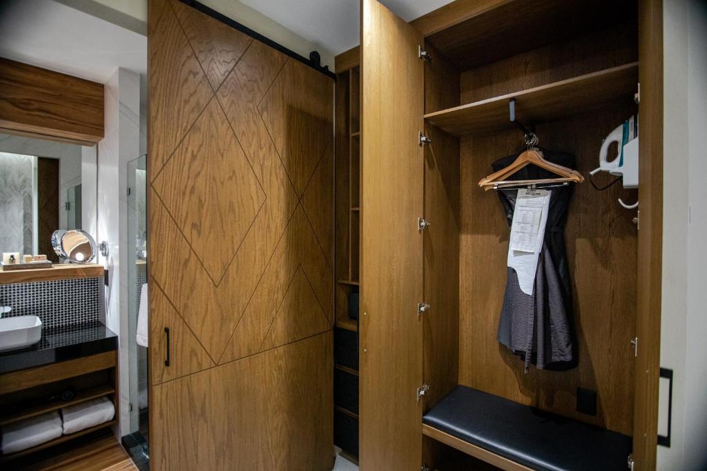 Postel nebo postele na pokoji v ubytování Becquer Hotel Guadalajara