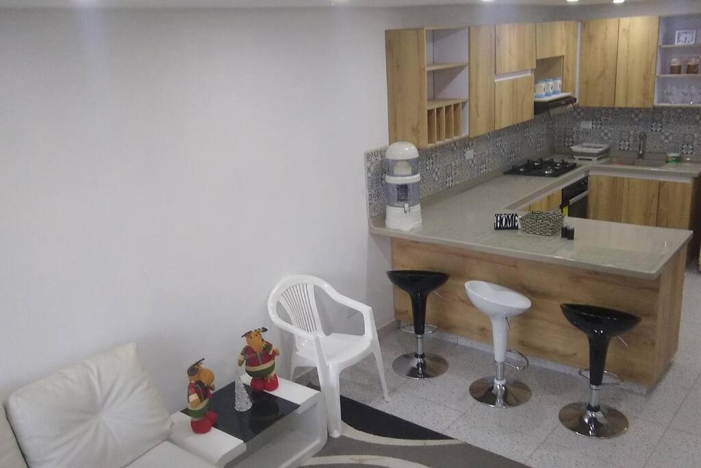 Nhà bếp/bếp nhỏ tại Apartamento acogedor para vacacionar o de trabajo