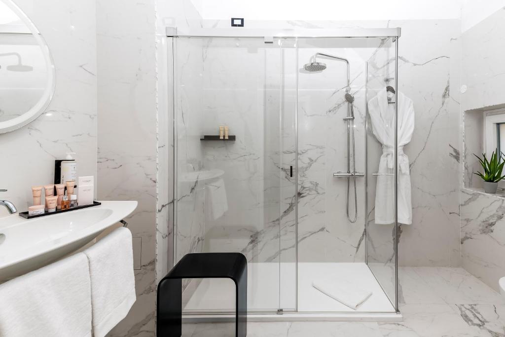 Koupelna v ubytování Hotel La Ville Rome