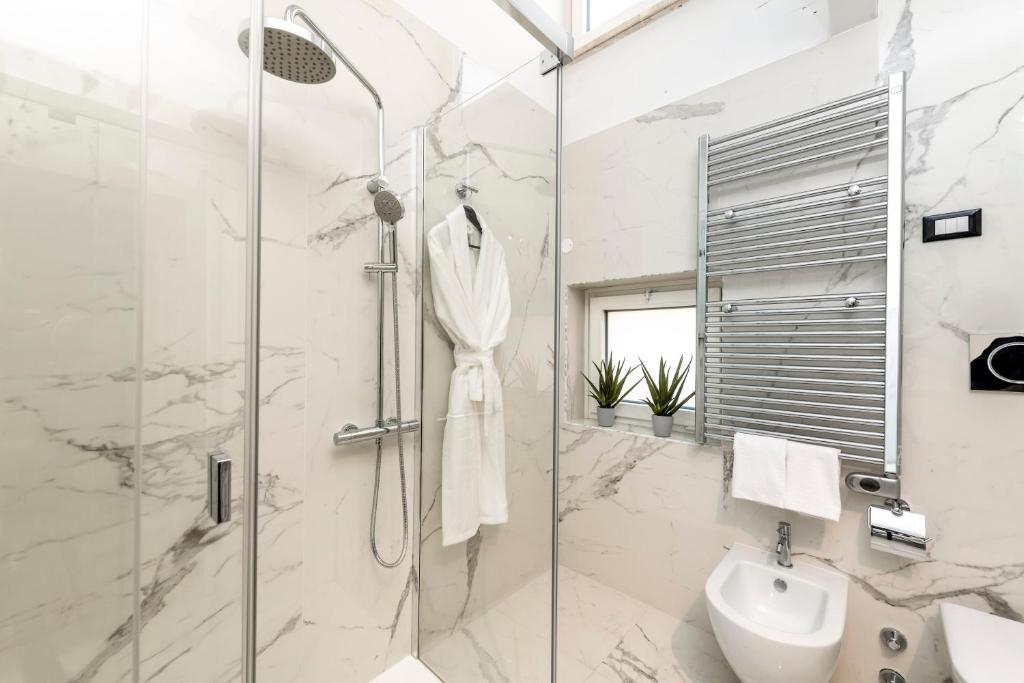 Koupelna v ubytování Hotel La Ville Rome