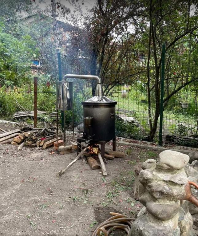 Gril dostupný pro hosty v bed and breakfast