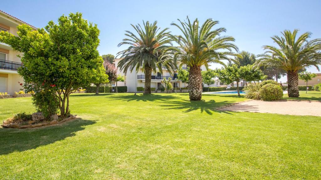Zahrada ubytování CB E-6 - Calella de Palafrugell