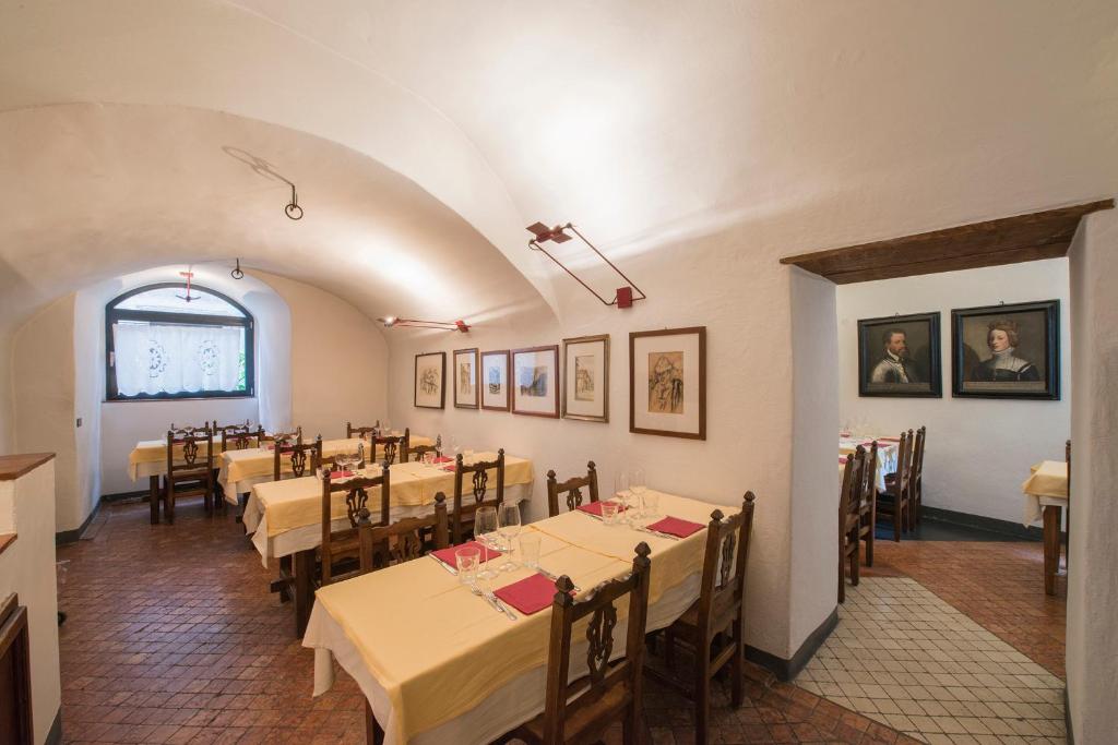 Restaurace v ubytování Albergo Al Tempo Perduto