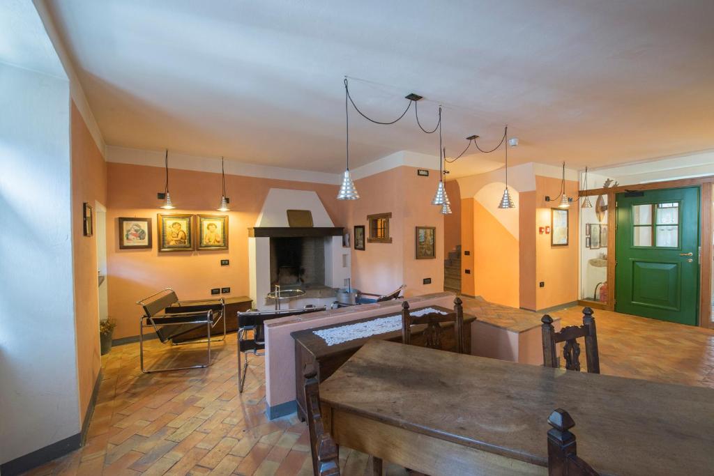 Kuchyň nebo kuchyňský kout v ubytování Albergo Al Tempo Perduto