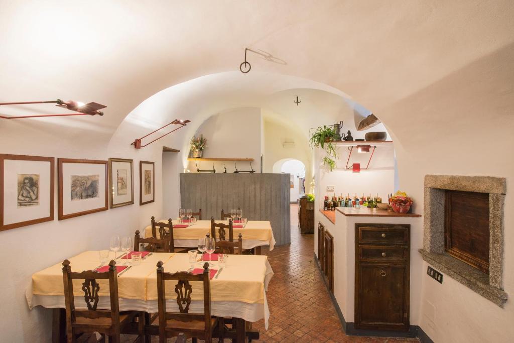 Restaurace v ubytování Albergo Al Tempo Perduto