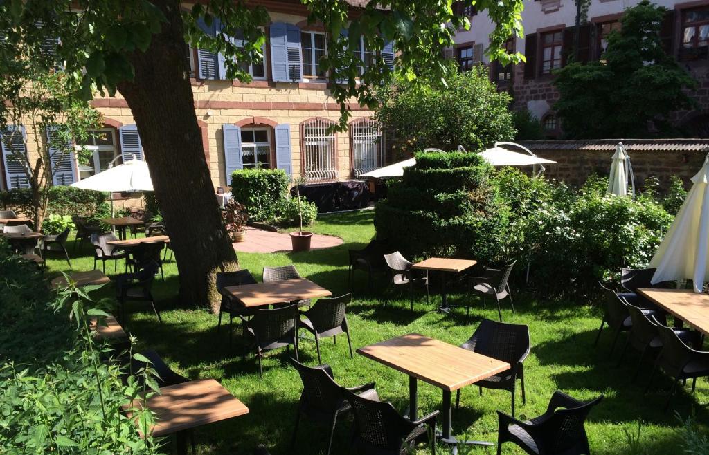 Zahrada ubytování Logis Hôtel-Restaurant du Herrenstein