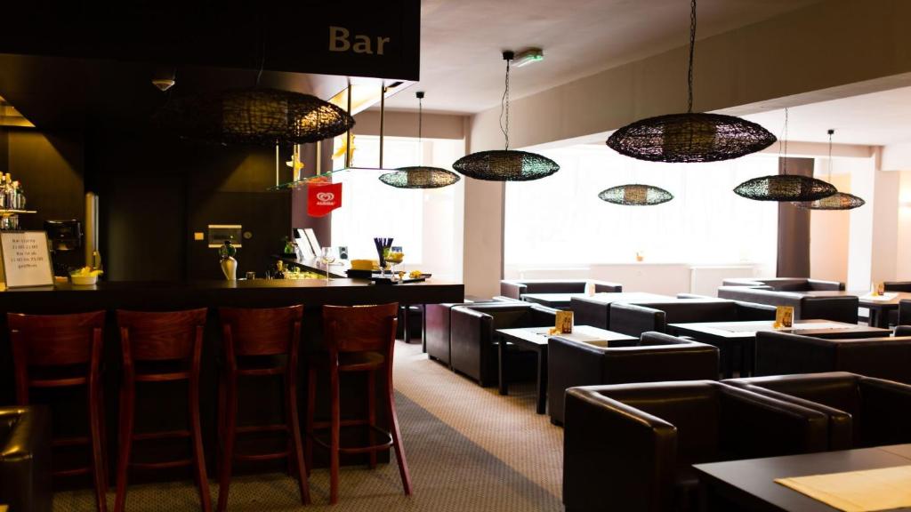 Lounge nebo bar v ubytování Geovita Dźwirzyno