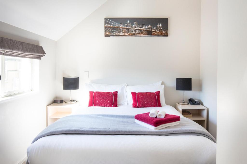 Postel nebo postele na pokoji v ubytování Vita Nova Motel
