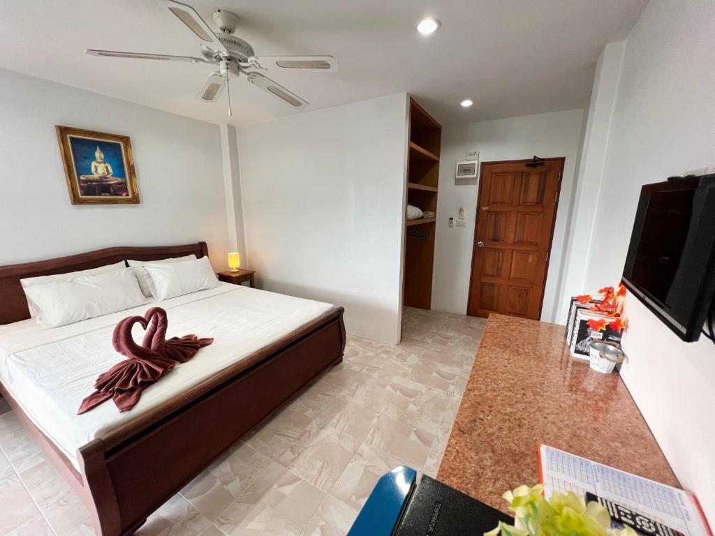 TV a/nebo společenská místnost v ubytování SR Sea View Apartments