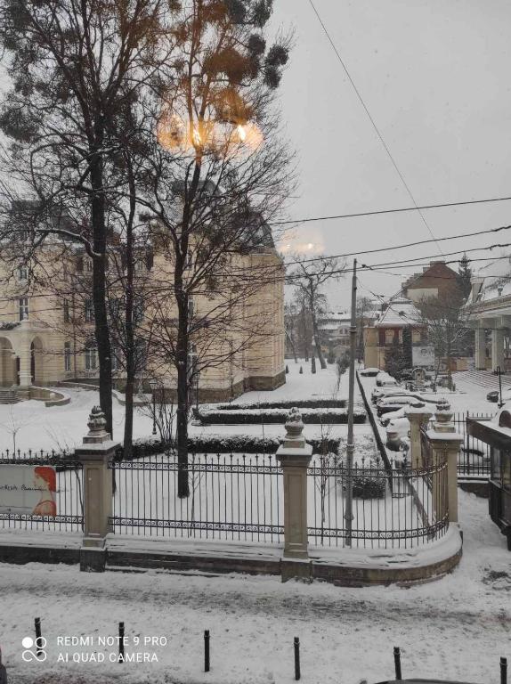 Grand de Luxe Residence Lviv v zimě