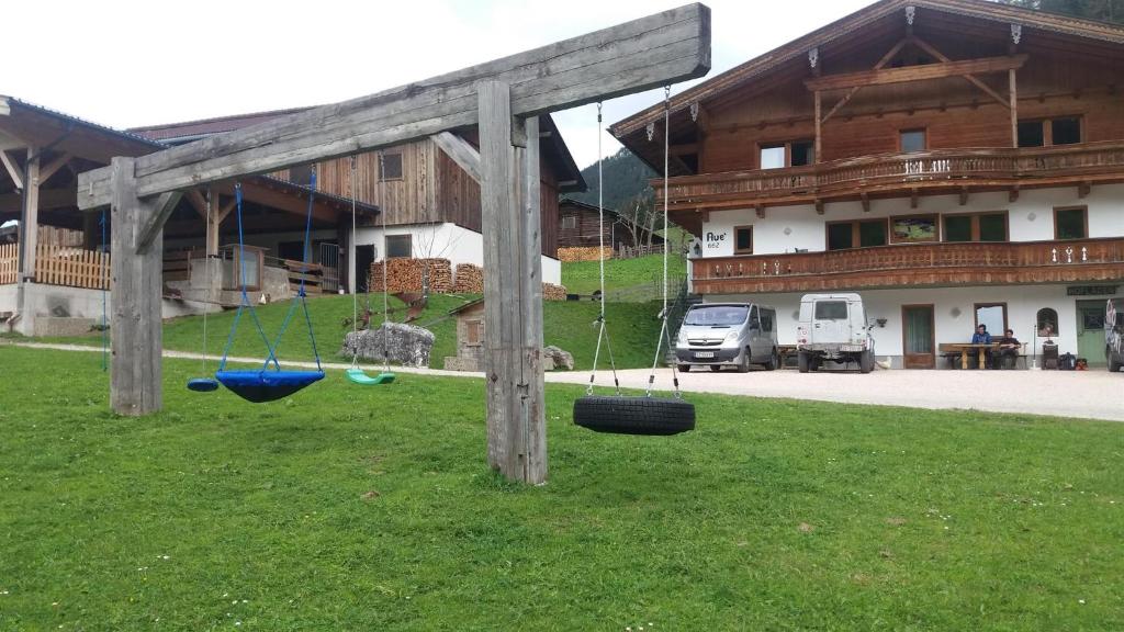 Vonkajšia záhrada v ubytovaní Aue, Ferienwohnung
