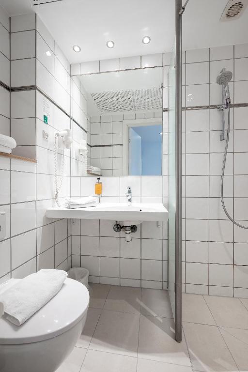 Koupelna v ubytování Go Hotel Ansgar