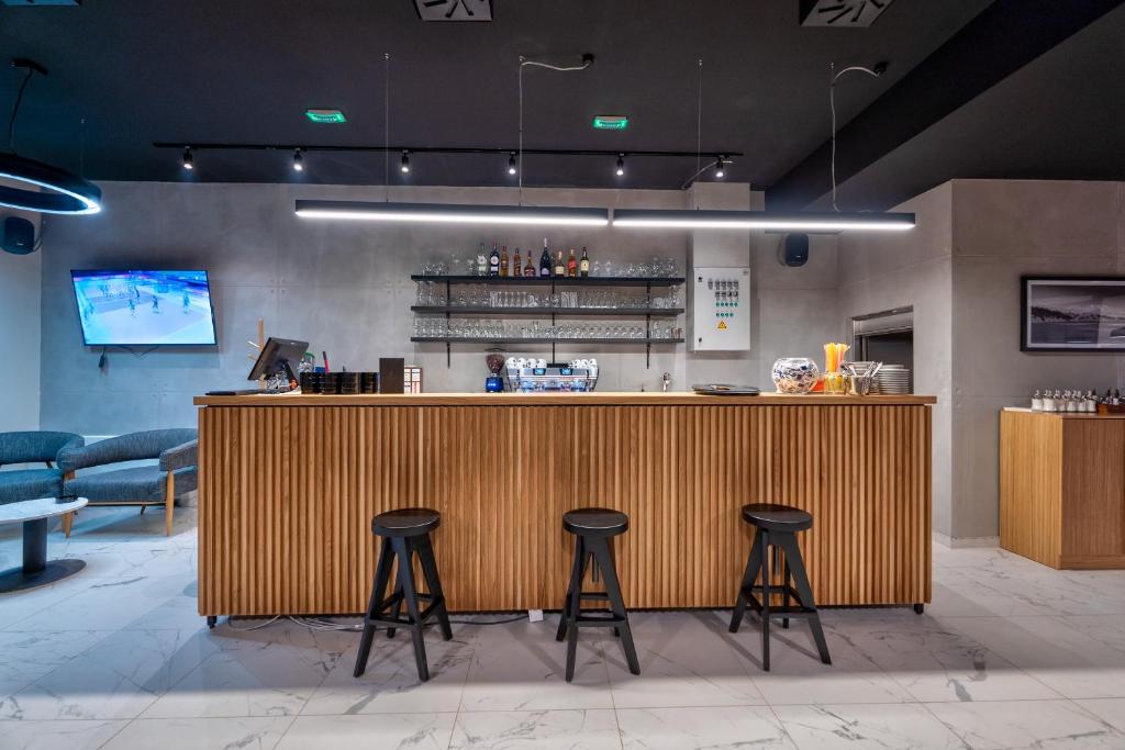 Lounge nebo bar v ubytování Konak Apartmani & SPA