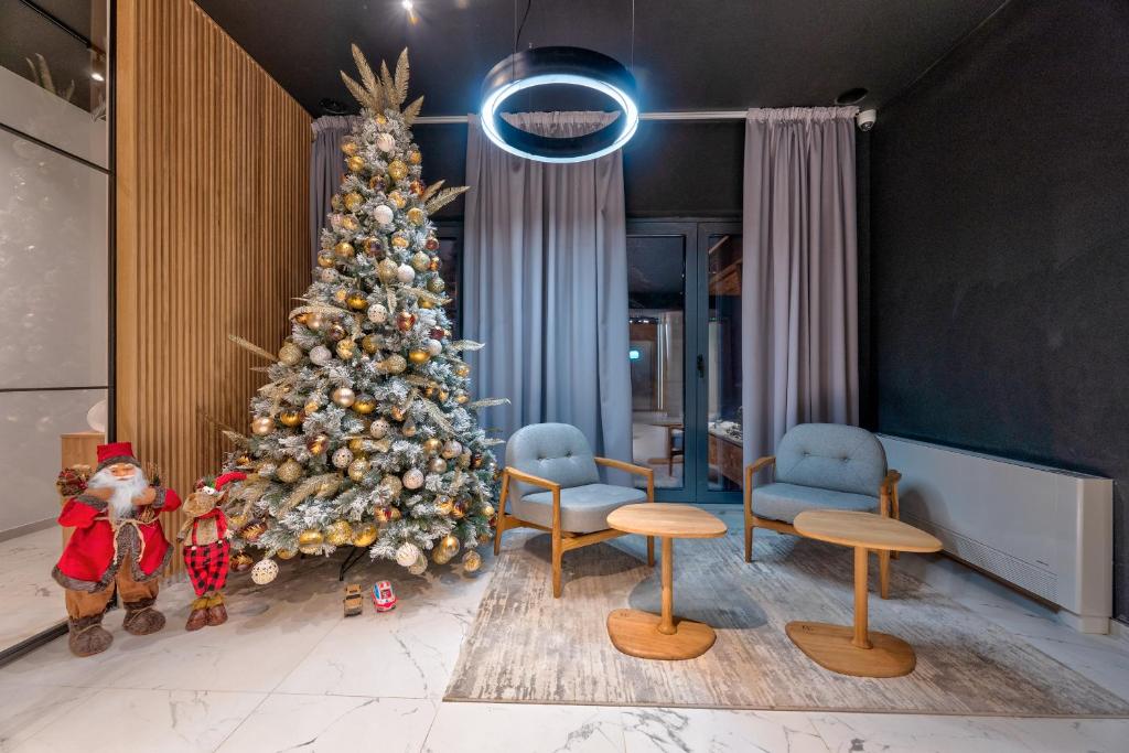 Posezení v ubytování Konak Apartmani & SPA