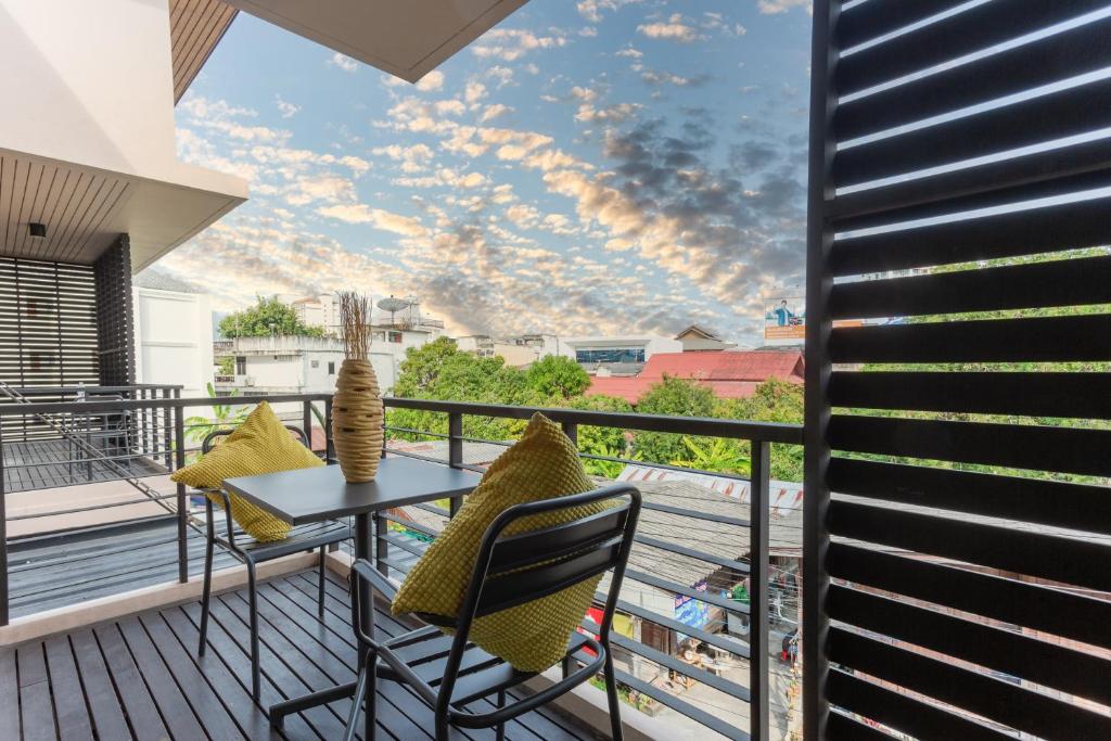 Balkón nebo terasa v ubytování Studio 365 Serviced Apartments