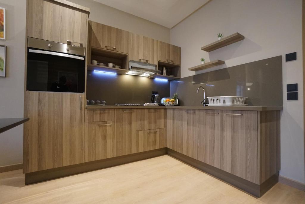 Cucina o angolo cottura di Flamant Rose Appart Hotel