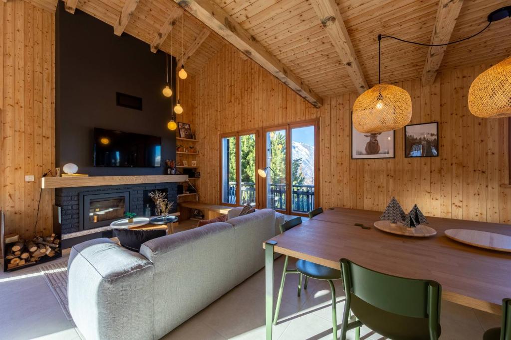 Chalet La Chenevière - Resim 4