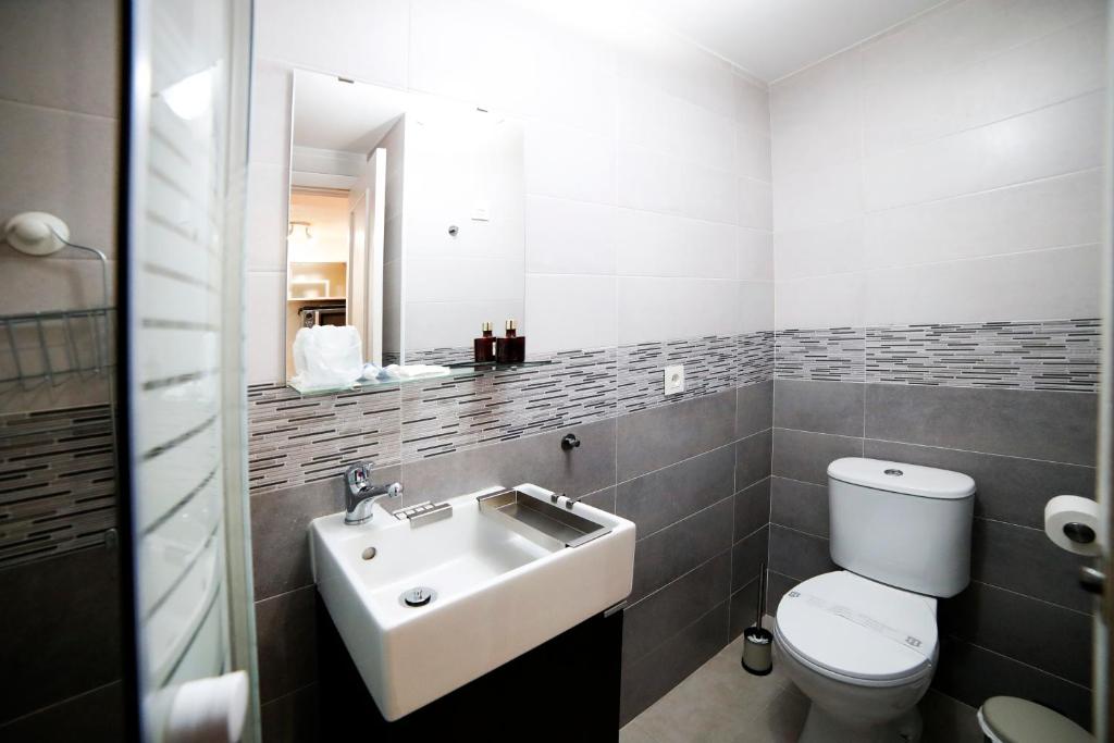 Koupelna v ubytování Apartamentos DC II