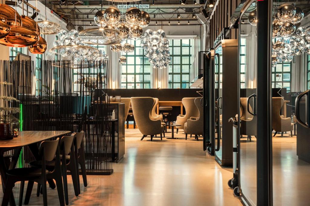 Χώρος καθιστικού στο Unity Hammarby Sjöstad - A Studio Hotel