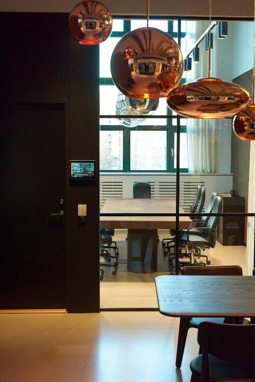 Χώρος καθιστικού στο Unity Hammarby Sjöstad - A Studio Hotel