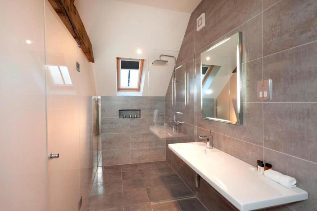 Koupelna v ubytování Dbs Serviced Apartments