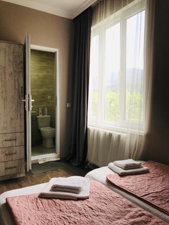 Koupelna v ubytování Guest House Check in Borjomi