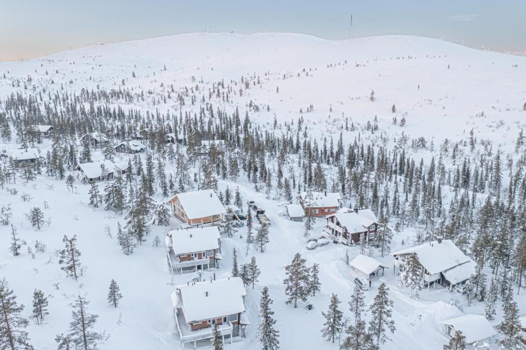 Levillas Kinnastie 35 Villas зимой