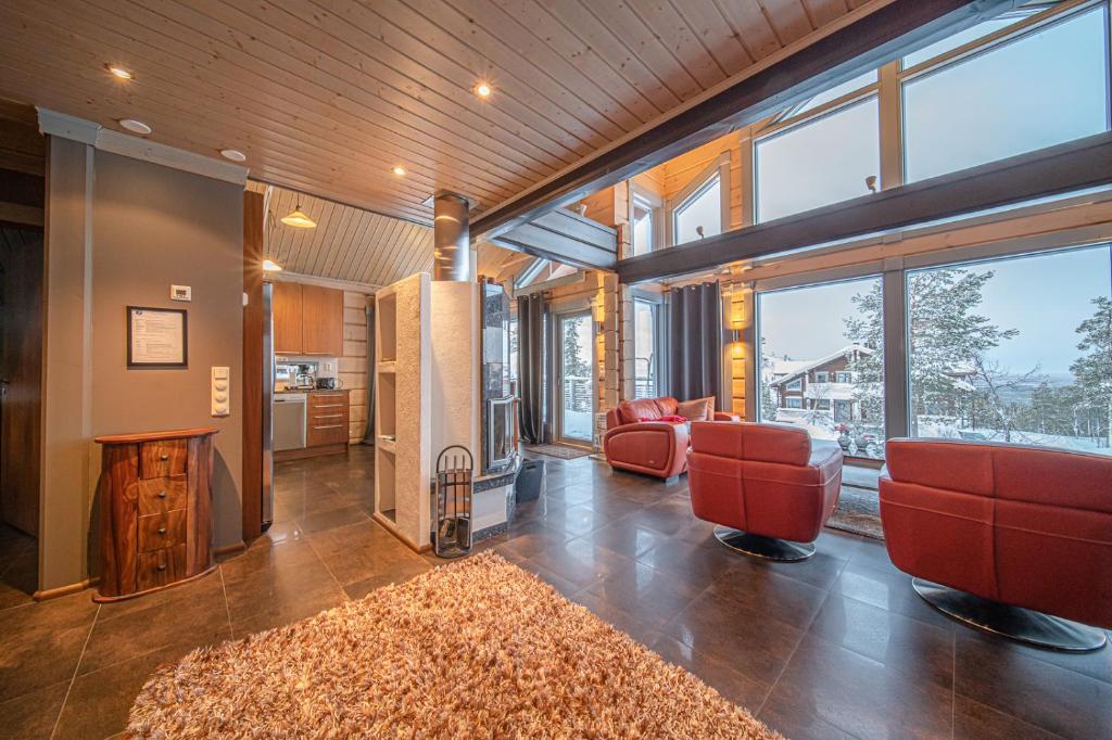Гостиная зона в Levillas Kinnastie 35 Villas