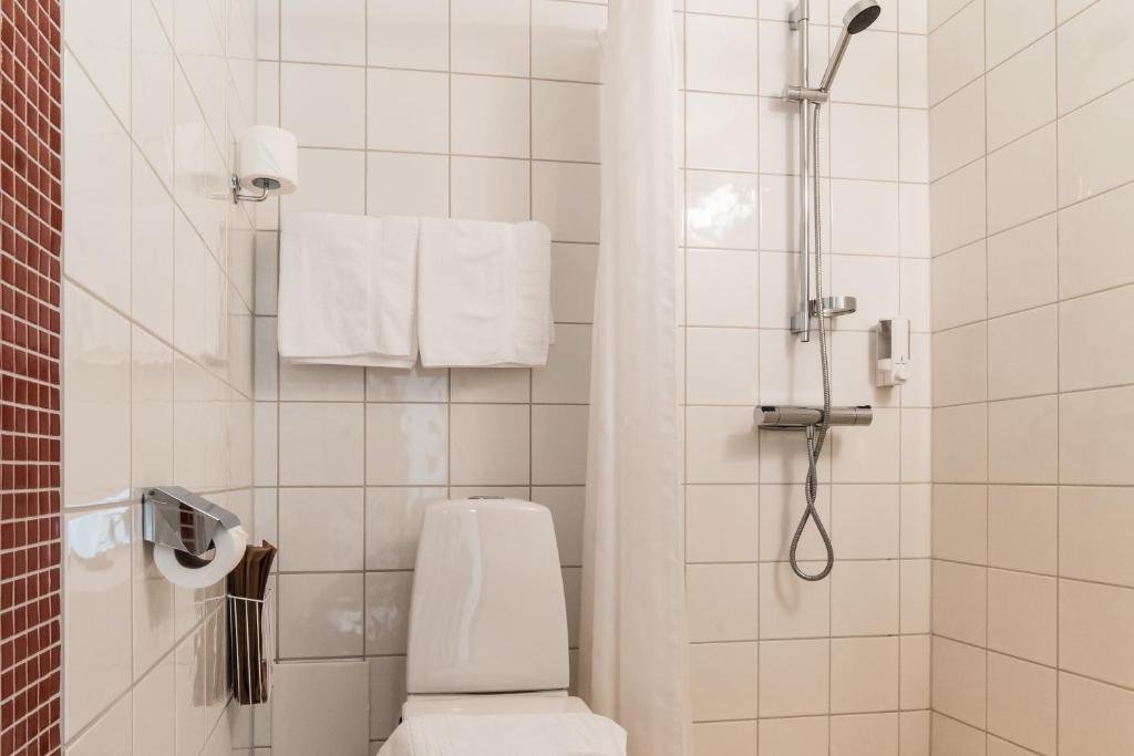 Koupelna v ubytování Hotel Lorensberg