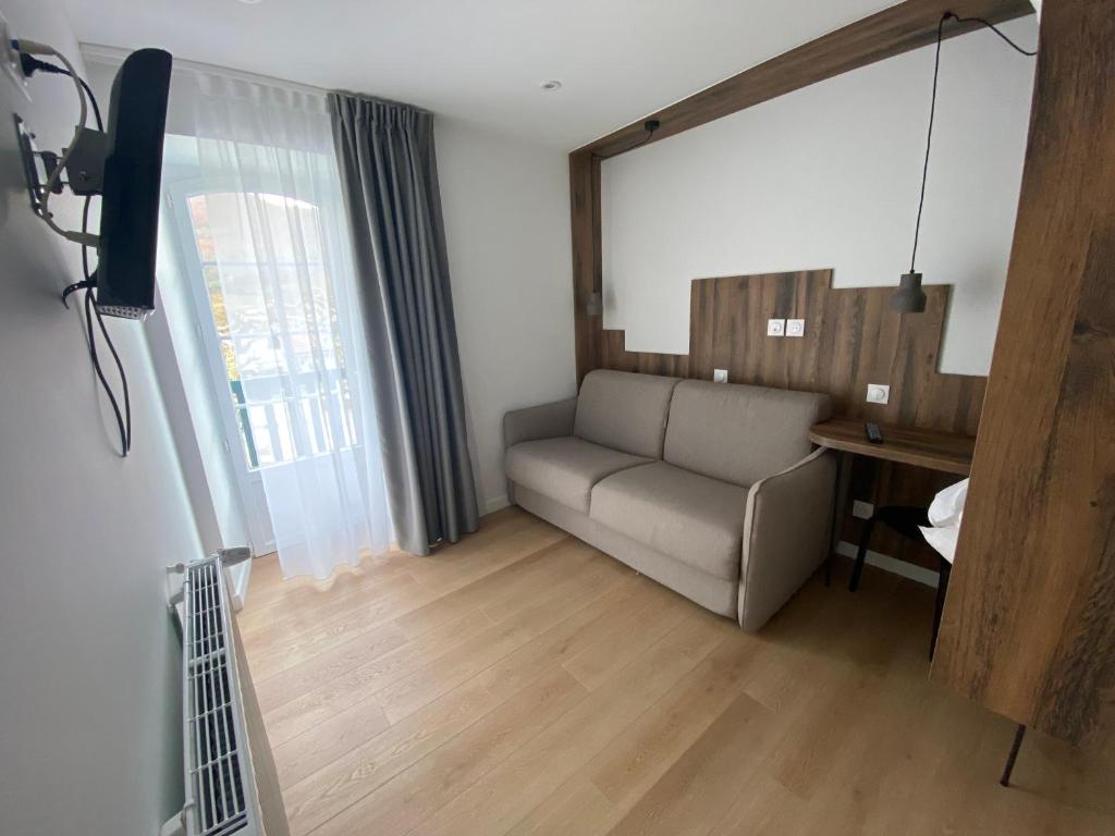 Posezení v ubytování Hotel Restaurant Noblia