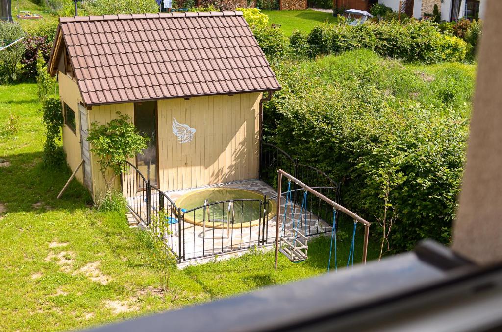 Zahrada ubytování Penzion Domanín