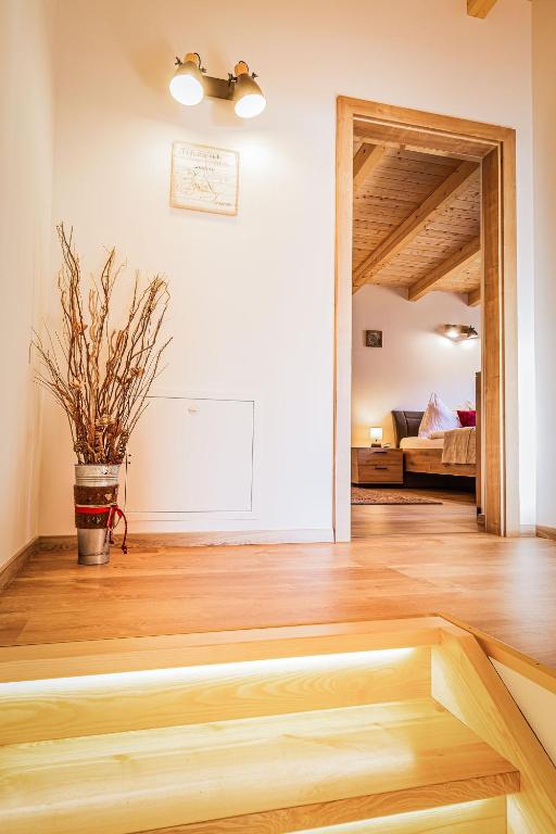 Posteľ alebo postele v izbe v ubytovaní Meine Auszeit – das ferienhaus