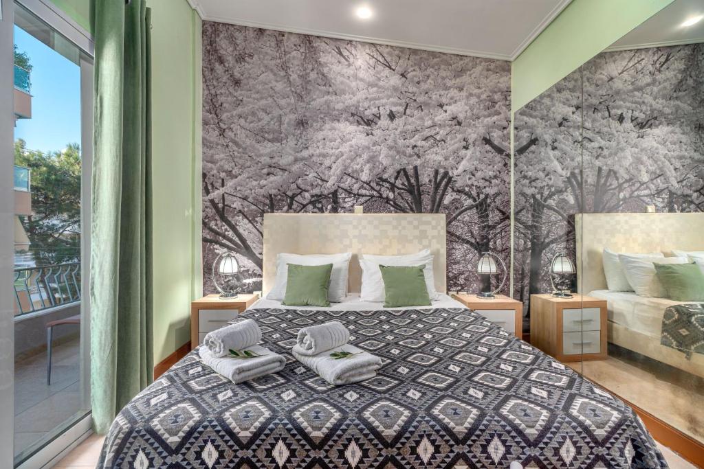 Postel nebo postele na pokoji v ubytování Zen Hotel