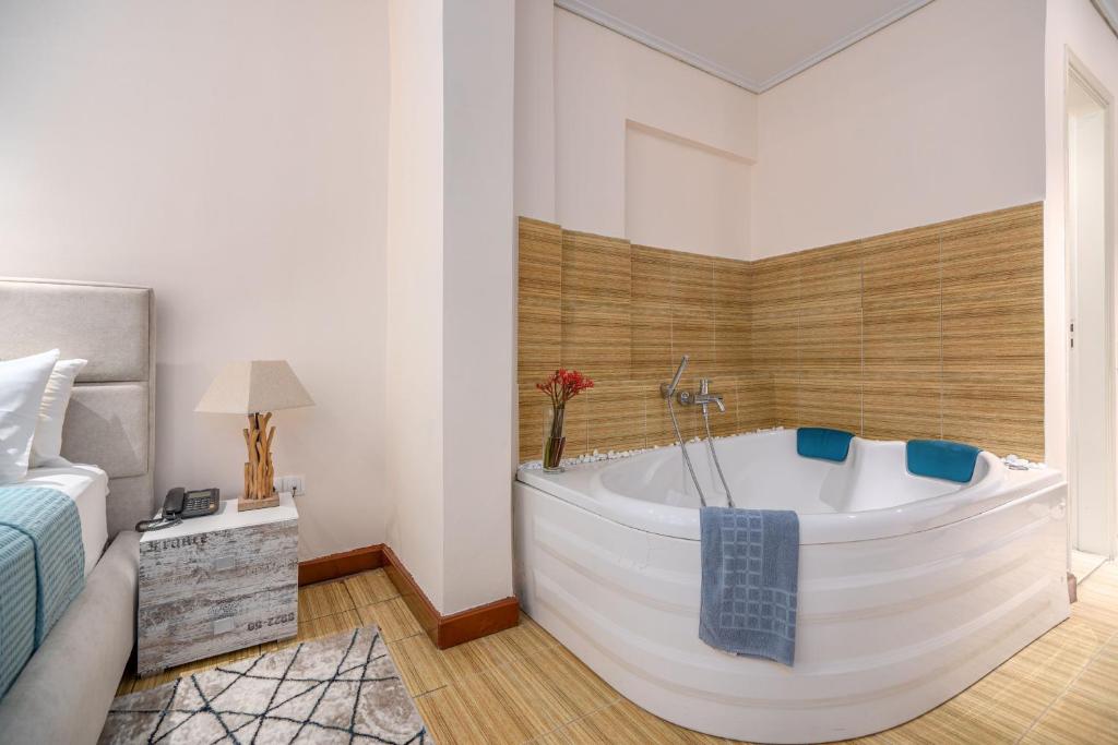 Koupelna v ubytování Zen Hotel