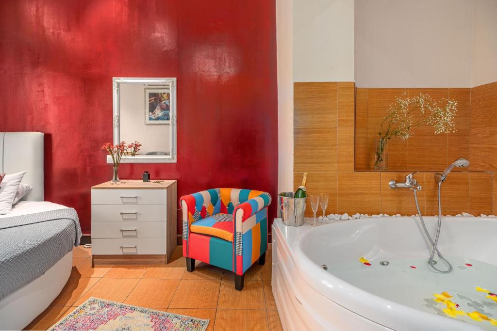 Koupelna v ubytování Zen Hotel