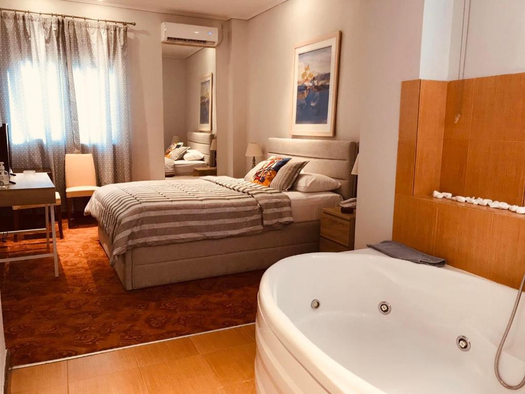 Postel nebo postele na pokoji v ubytování Zen Hotel