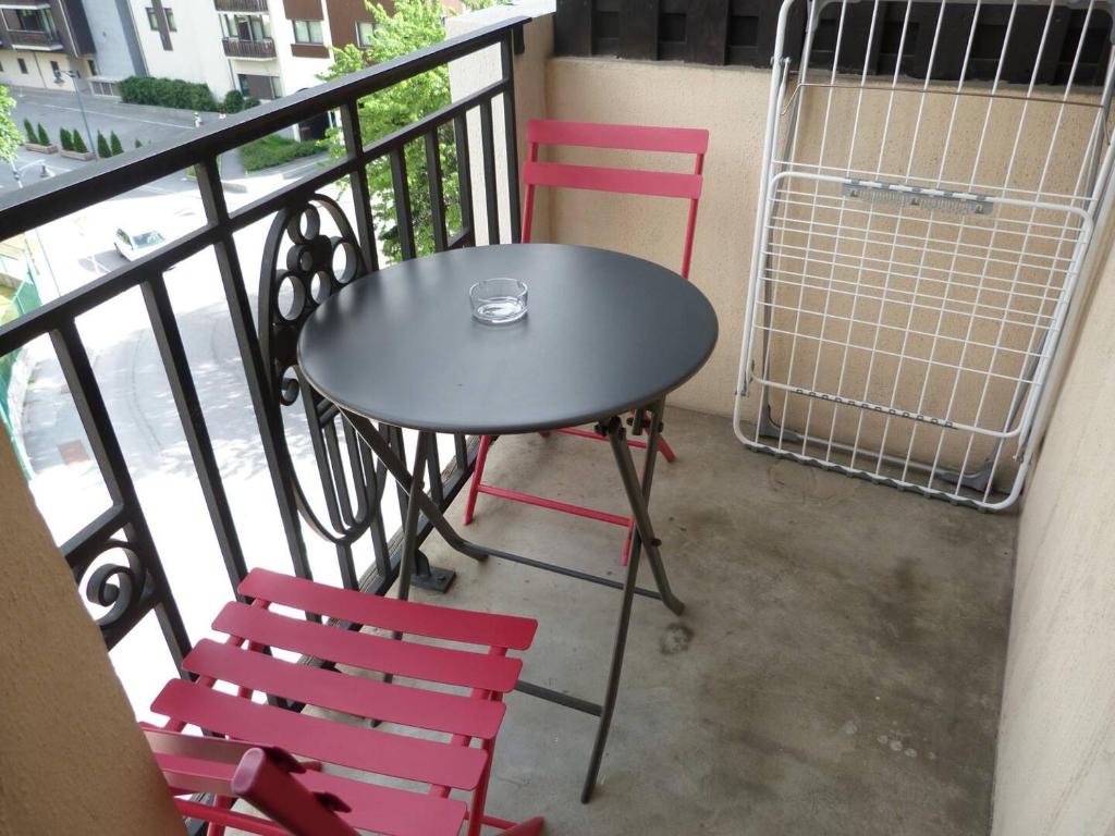 Balkón nebo terasa v ubytování Chamois de Chamonix, Confortable 2 pièces, balcon, parking gratuit