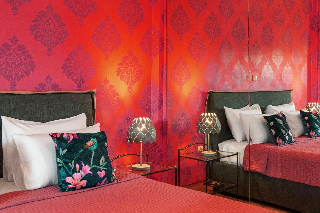 Postel nebo postele na pokoji v ubytování Zen Hotel
