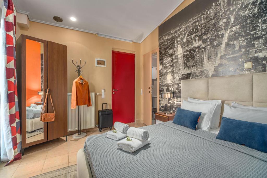 Postel nebo postele na pokoji v ubytování Zen Hotel