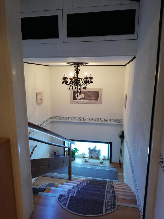 Postel nebo postele na pokoji v ubytování Ferienwohnung Fernblick
