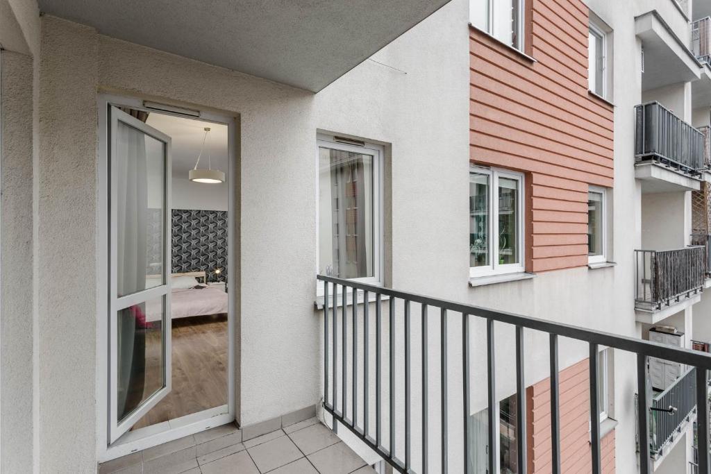 Balkón alebo terasa v ubytovaní Chill Apartments Fieldorfa